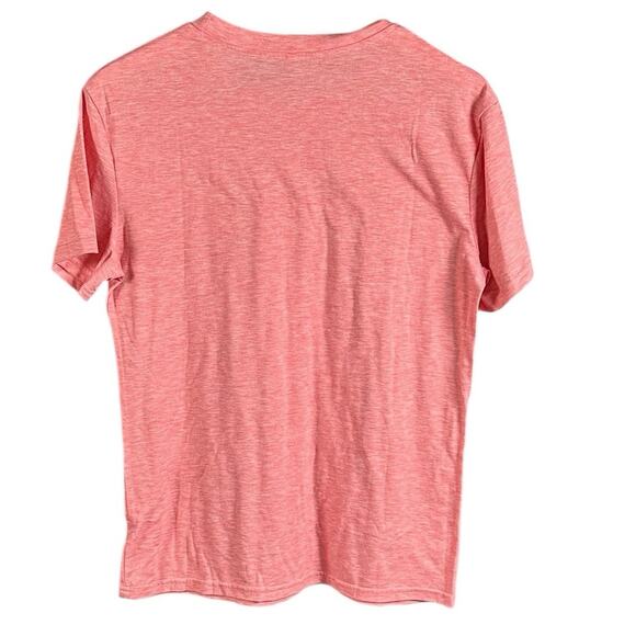 NWOT “AUNT VIBES” graphic tee soft heathered pink color Medium - Picture 3 of 3